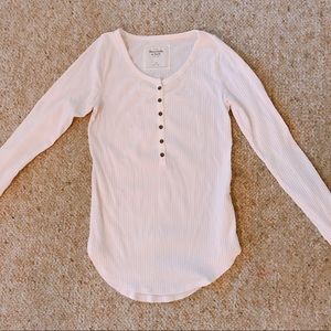 Abercrombie & Fitch Long Sleeve Slim Henley XS